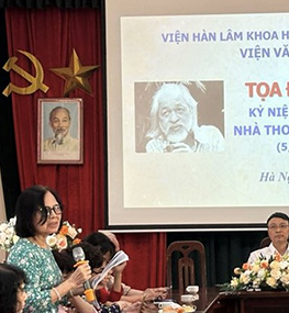 Kỷ niệm 100 năm ngày sinh nhà thơ Hoàng Trung Thông
